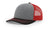 Richardson 112 – Trucker Hat | Custom Hats with Your Logo in Bulk-Heather Grey/Red/Black-Dekni-Creations