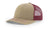 Richardson 112 – Trucker Hat | Custom Hats with Your Logo in Bulk-Khaki/Burgundy-Dekni-Creations