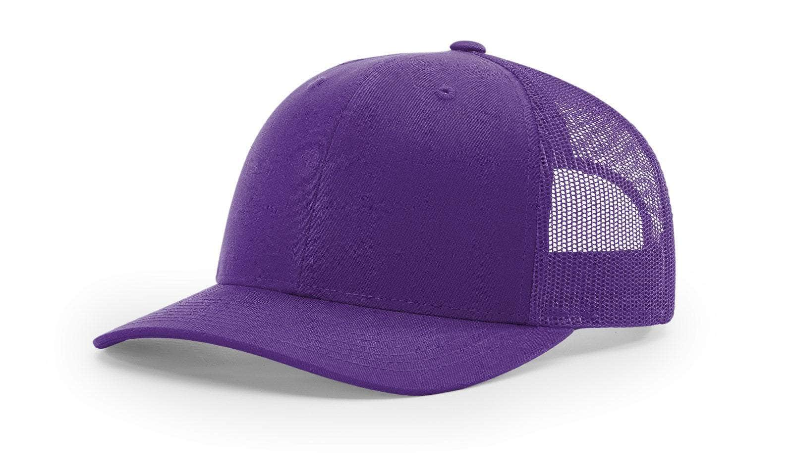 Richardson 112 – Trucker Hat | Custom Hats with Your Logo in Bulk-Purple-Dekni-Creations