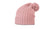 Richardson 143 – Chunky Cable Knit Slouch Beanie with Cuff & Pom | Custom Beanies with Your Logo in Bulk-Blush-Dekni-Creations