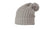 Richardson 143 – Chunky Cable Knit Slouch Beanie with Cuff & Pom | Custom Beanies with Your Logo in Bulk-Dark Sand-Dekni-Creations