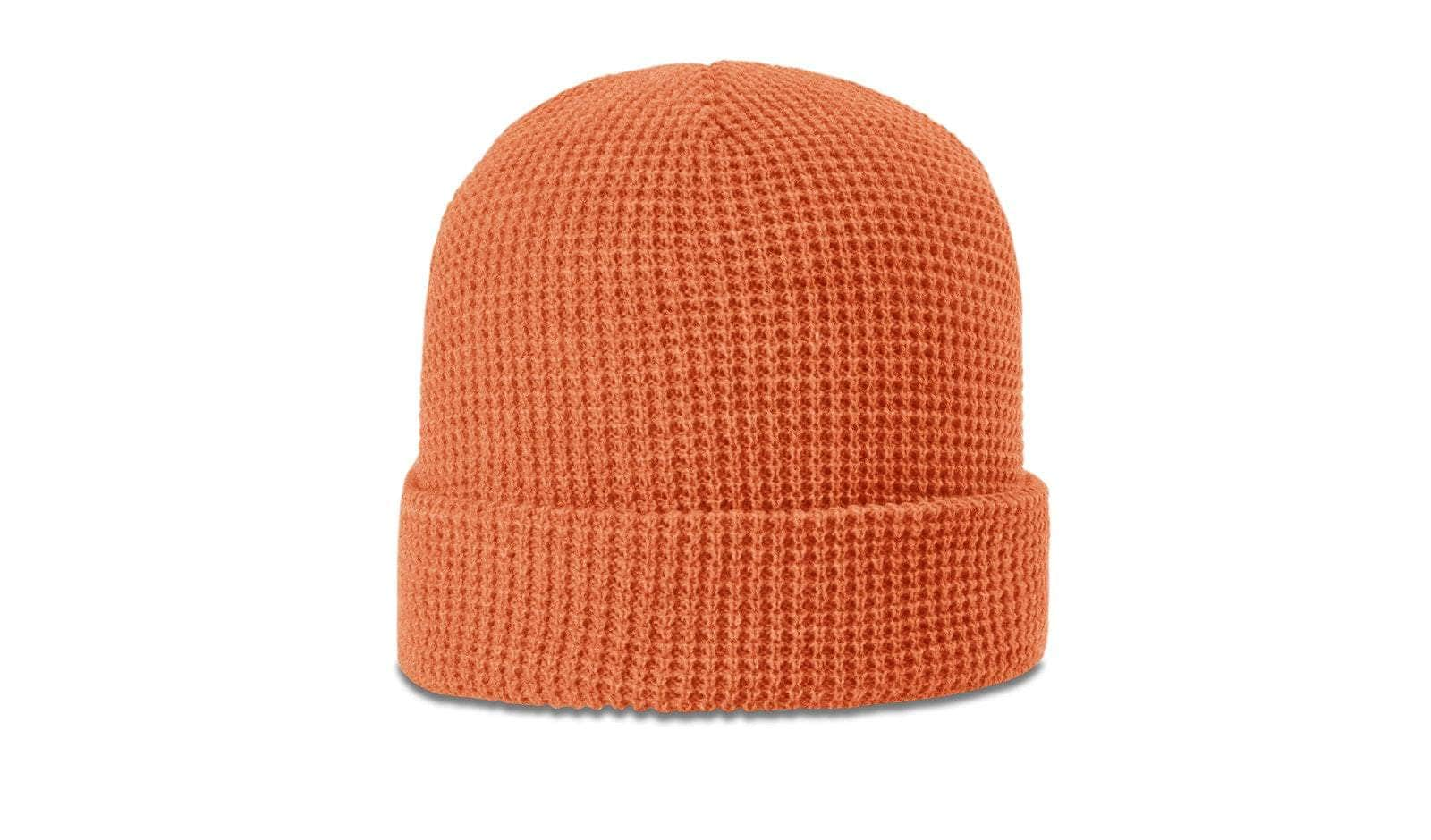 Richardson 146 – Waffle Knit Cuffed Beanie | Custom Beanies with Your Logo in Bulk-Coral-Dekni-Creations