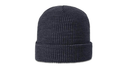 Richardson 146 – Waffle Knit Cuffed Beanie | Custom Beanies with Your Logo in Bulk-Gun Metal-Dekni-Creations