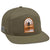 Richardson 169 Cannon Custom Patch Performance 7-Panel Water-Resistant Snapback Hat Olive by Dekni Creations