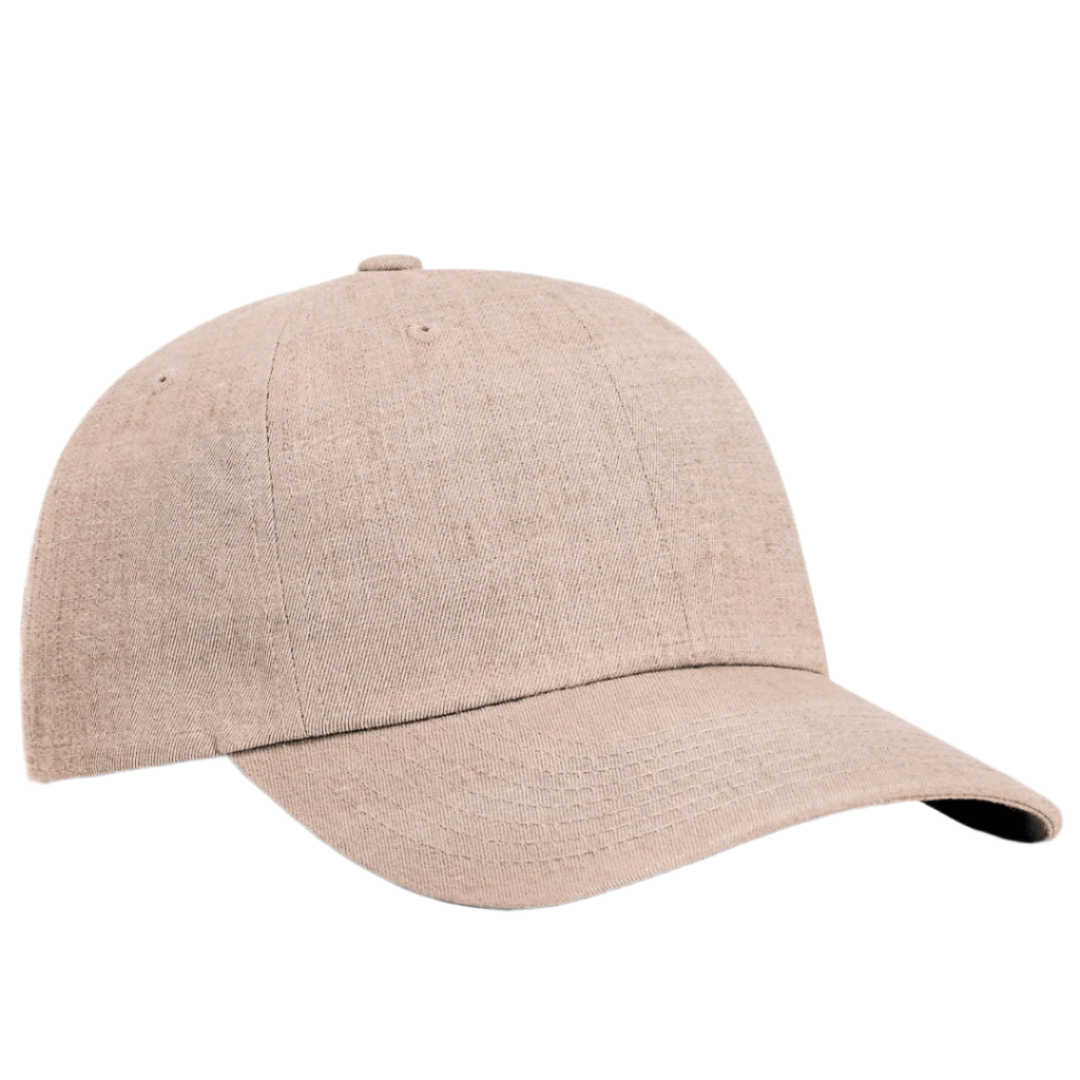 Richardson 252L – Premium Linen Dad Hat | Custom Hats with Your Logo in Bulk-Khaki-Dekni-Creations