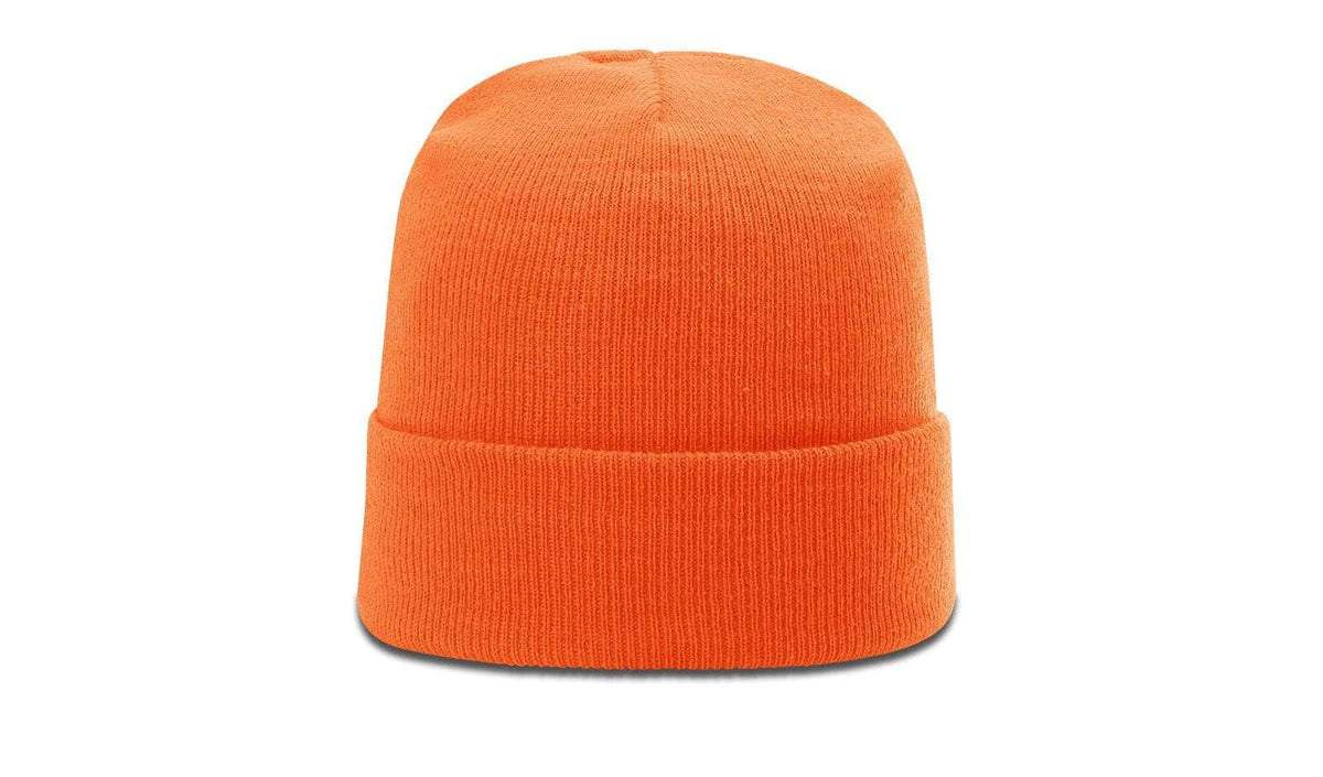 Richardson R18 – Solid Cuffed Beanie | Custom Beanies with Your Logo in Bulk-Blaze Orange-Dekni-Creations