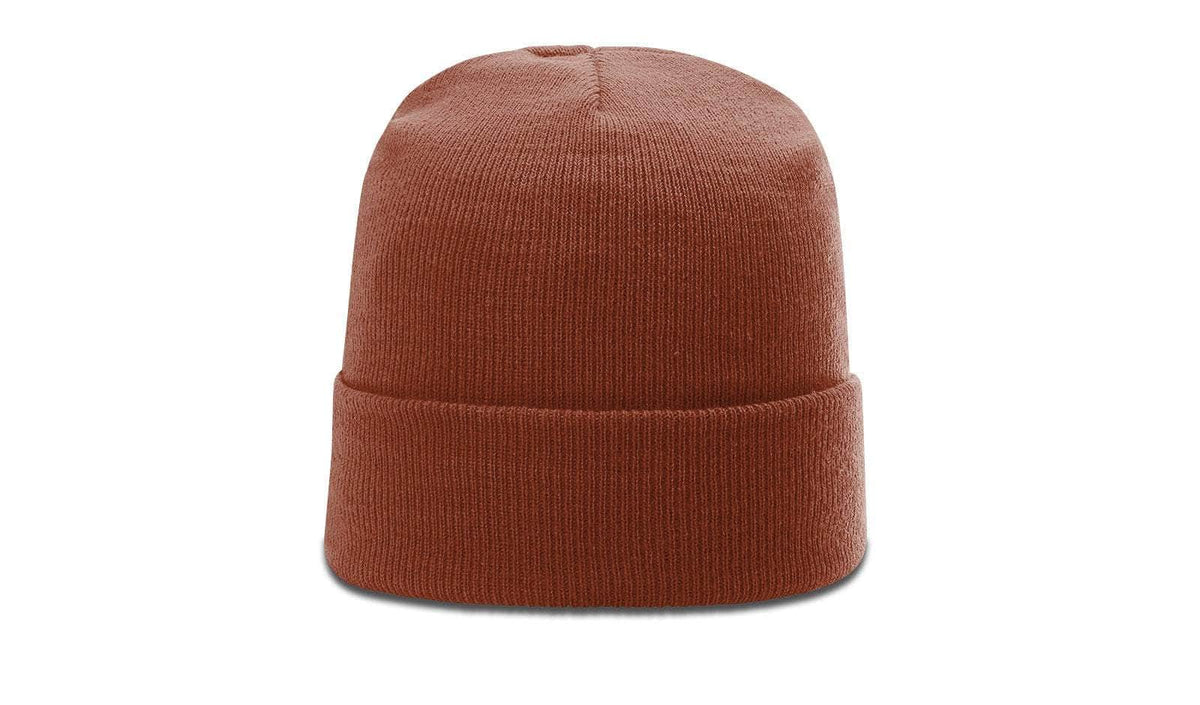 Richardson R18 – Solid Cuffed Beanie | Custom Beanies with Your Logo in Bulk-Burnt Orange-Dekni-Creations