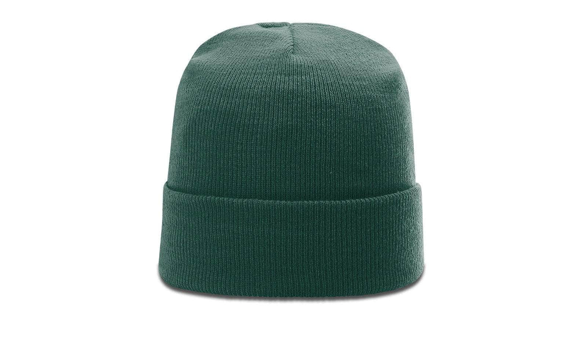 Richardson R18 – Solid Cuffed Beanie | Custom Beanies with Your Logo in Bulk-Dark Green-Dekni-Creations