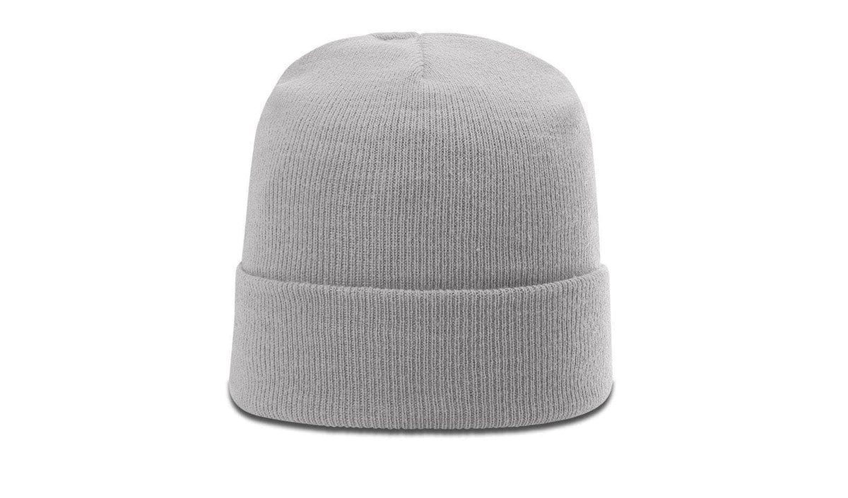 Richardson R18 – Solid Cuffed Beanie | Custom Beanies with Your Logo in Bulk-Grey-Dekni-Creations