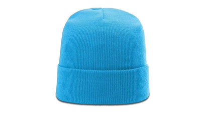 Richardson R18 – Solid Cuffed Beanie | Custom Beanies with Your Logo in Bulk-Neon Blue-Dekni-Creations