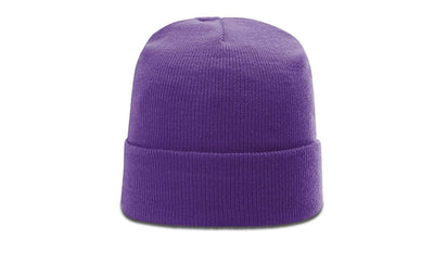Richardson R18 – Solid Cuffed Beanie | Custom Beanies with Your Logo in Bulk-Purple-Dekni-Creations