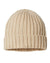 SHORE – Sustainable Recycled Cable Knit Beanie | Custom Beanies with Your Logo in Bulk-Light Beige-Dekni-Creations