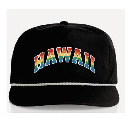 Rainbow Hawaii Rope Hat – Recycled Nylon Snapback
