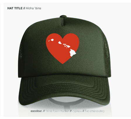 Aloha ʻĀina Foam Trucker Hat - Recycled