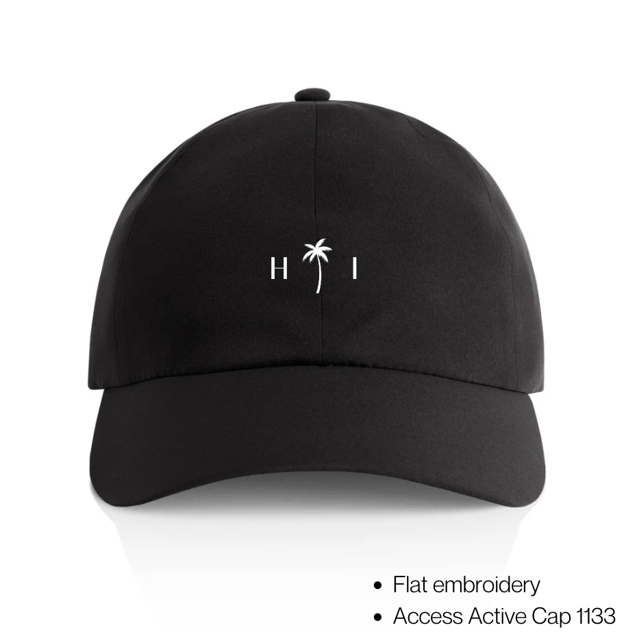 HI Palm Active Hat – Low Profile Lightweight Stretch Performance Cap