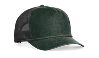spruce Richardson Bachelor 939 5-Panel Washed Cotton Rope Snapback Hat with custom logo in leather patch and embroidery in bulk