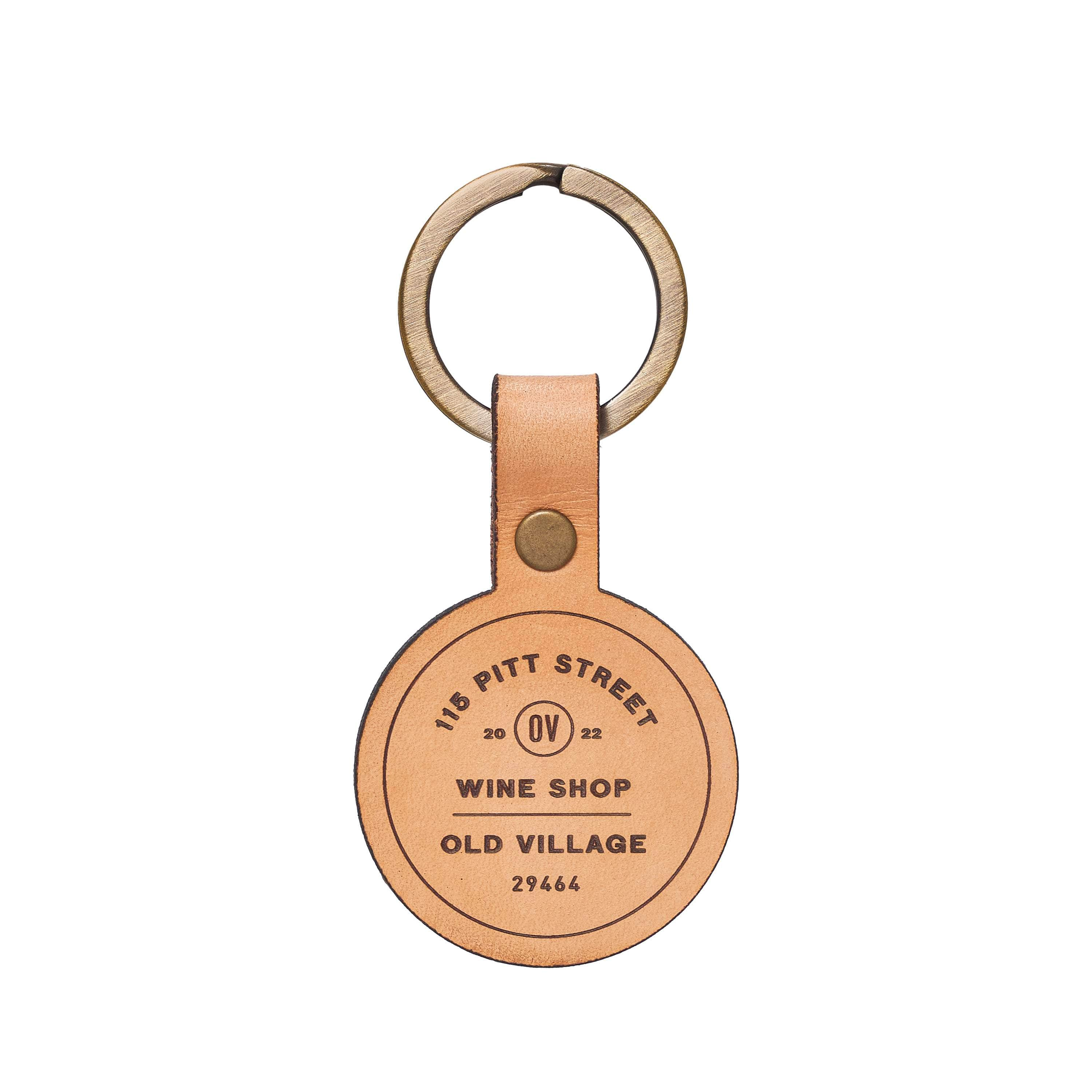 Standard Shapes Engraved Leather Keychains (Circle, Square, Rectangle, Oval) | Custom Keychains With Your Logo in Bulk-Dekni-Creations