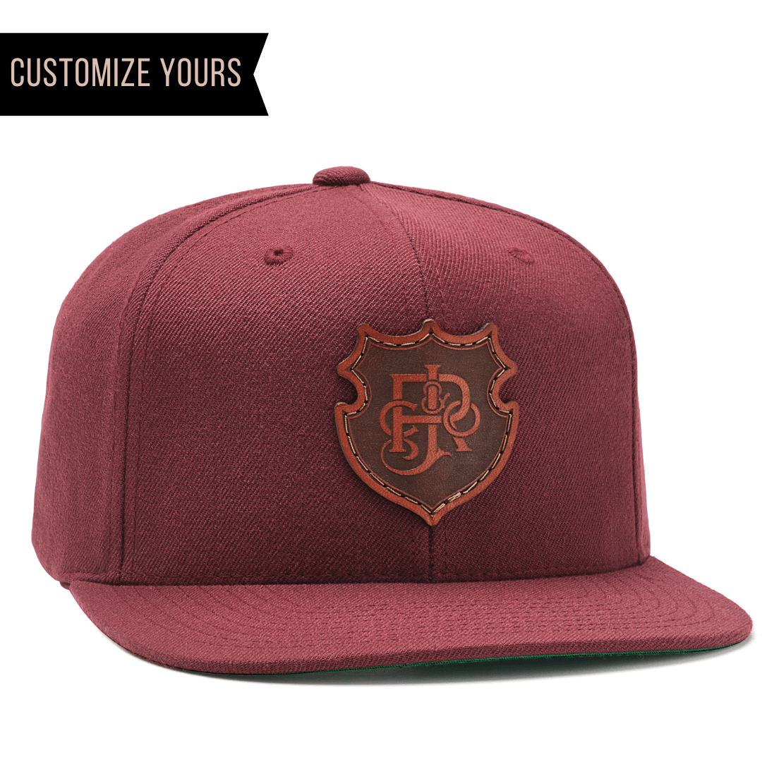 Yupoong 6089M(T) – High-Profile Wool Flat Bill Hat | Custom Hats with Your Logo in Bulk-Dekni-Creations