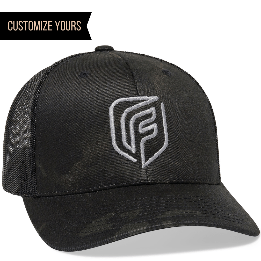 Yupoong 6606MC – Multicam 6-Panel Trucker Hat | Custom Hats with Your Logo in Bulk-Dekni-Creations