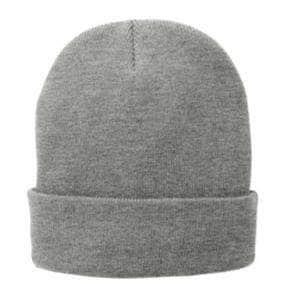 CP90L Port & Company® – Fleece-Lined Cuffed Knit Beanie | Custom Hats with Your Logo in Bulk-Athletic Oxford-Dekni-Creations