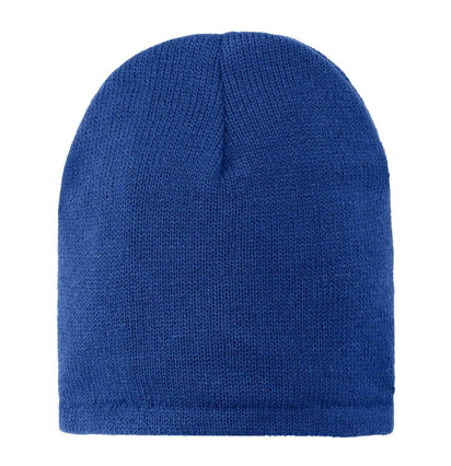 CP91L Port & Company® – Fleece-Lined Uncuffed Beanie | Custom Hats with Your Logo in Bulk-Athletic Royal-Dekni-Creations