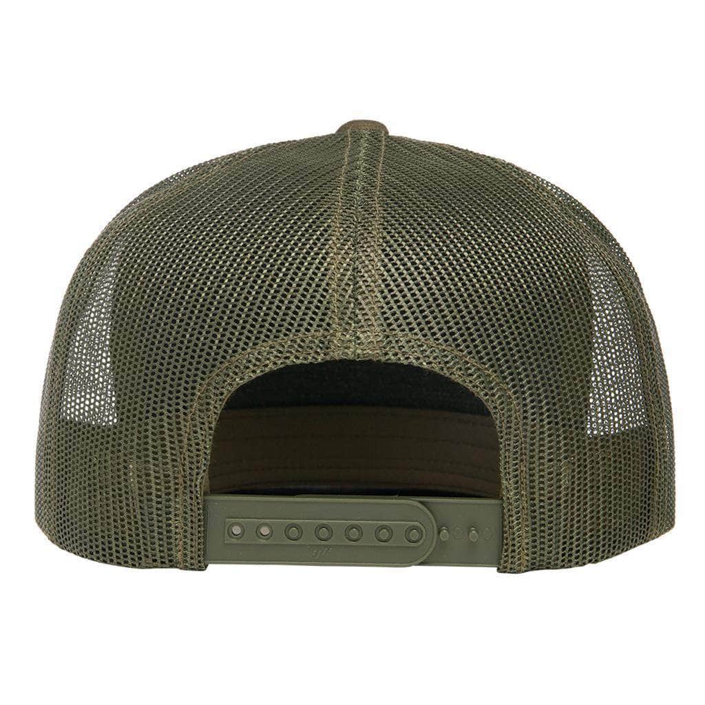 Back of 6006MC snapback camo hat