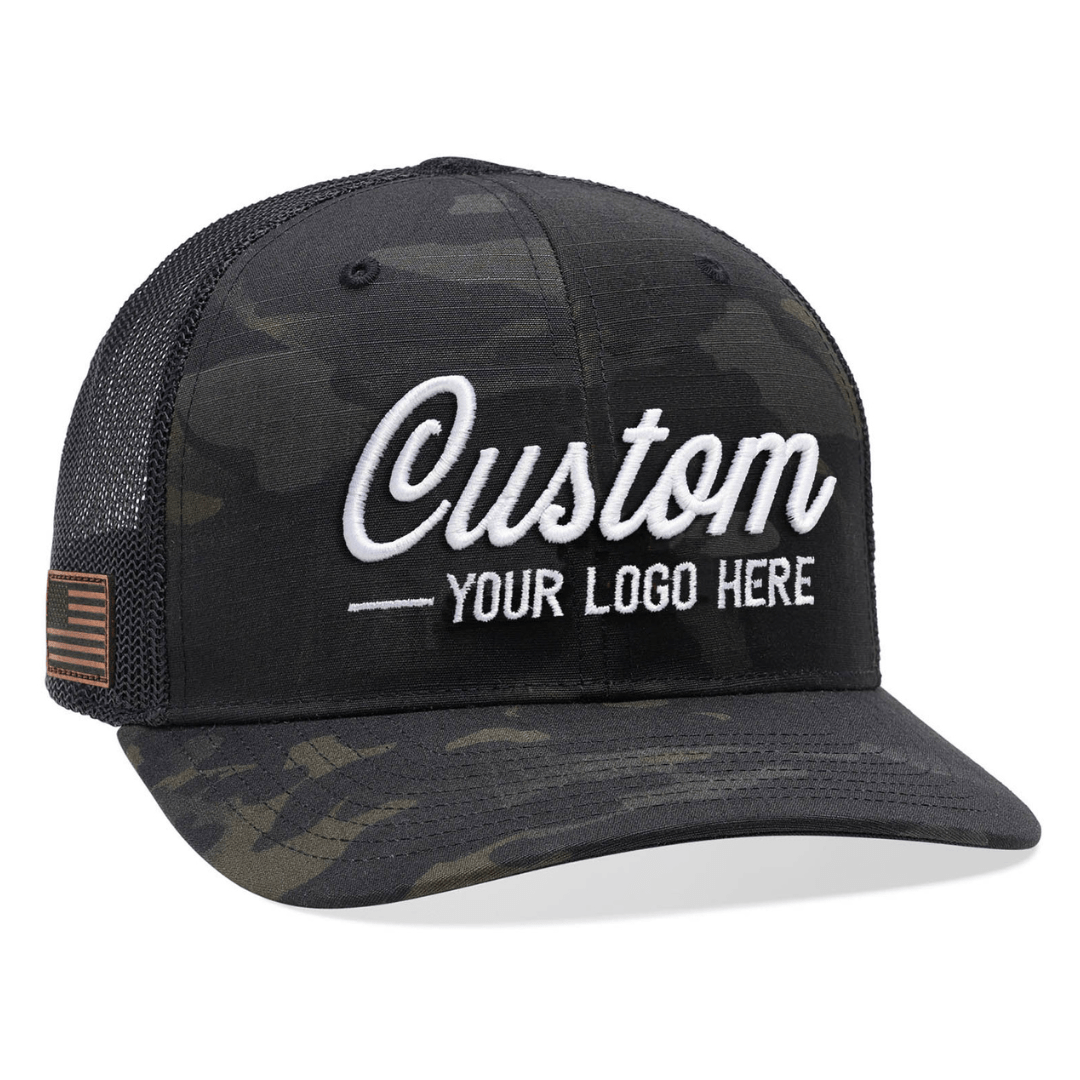 Richardson 862 – Multicam Camo Trucker Hat | Custom Hats with Your Logo in Bulk-Dekni-Creations