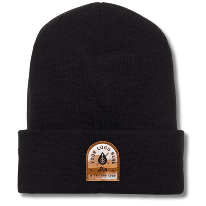 Yupoong 1501KC – Cuffed Knit Beanie | Custom Beanies with Your Logo in Bulk-embroidered-Dekni Creations Inc.