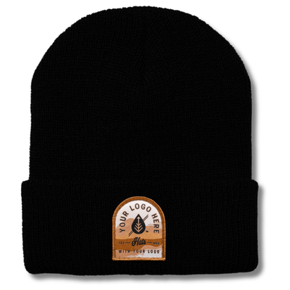 5437 – Genuine G.I. 100% Wool Made in USA Watch Cap Beanie | Custom Beanies with Your Logo in Bulk-printed-patch-Dekni Creations Inc.