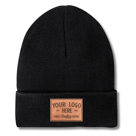 District® DT815 Re-Beanie™ – Recycled Cotton & Polyester Beanie | Custom Beanies with Your Logo-embroidered-Dekni Creations Inc.