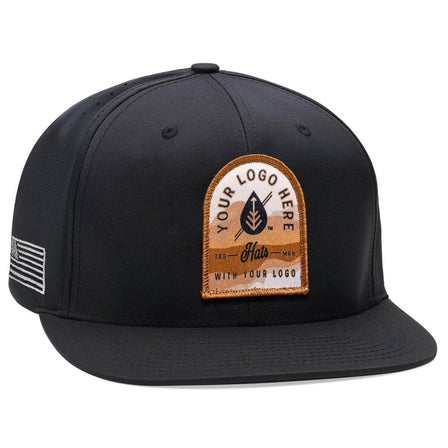 C51-PERF – Laser Perforated Performance Snapback Flat Bill Hat | Custom Hats with Your Logo in Bulk-Dekni-Creations