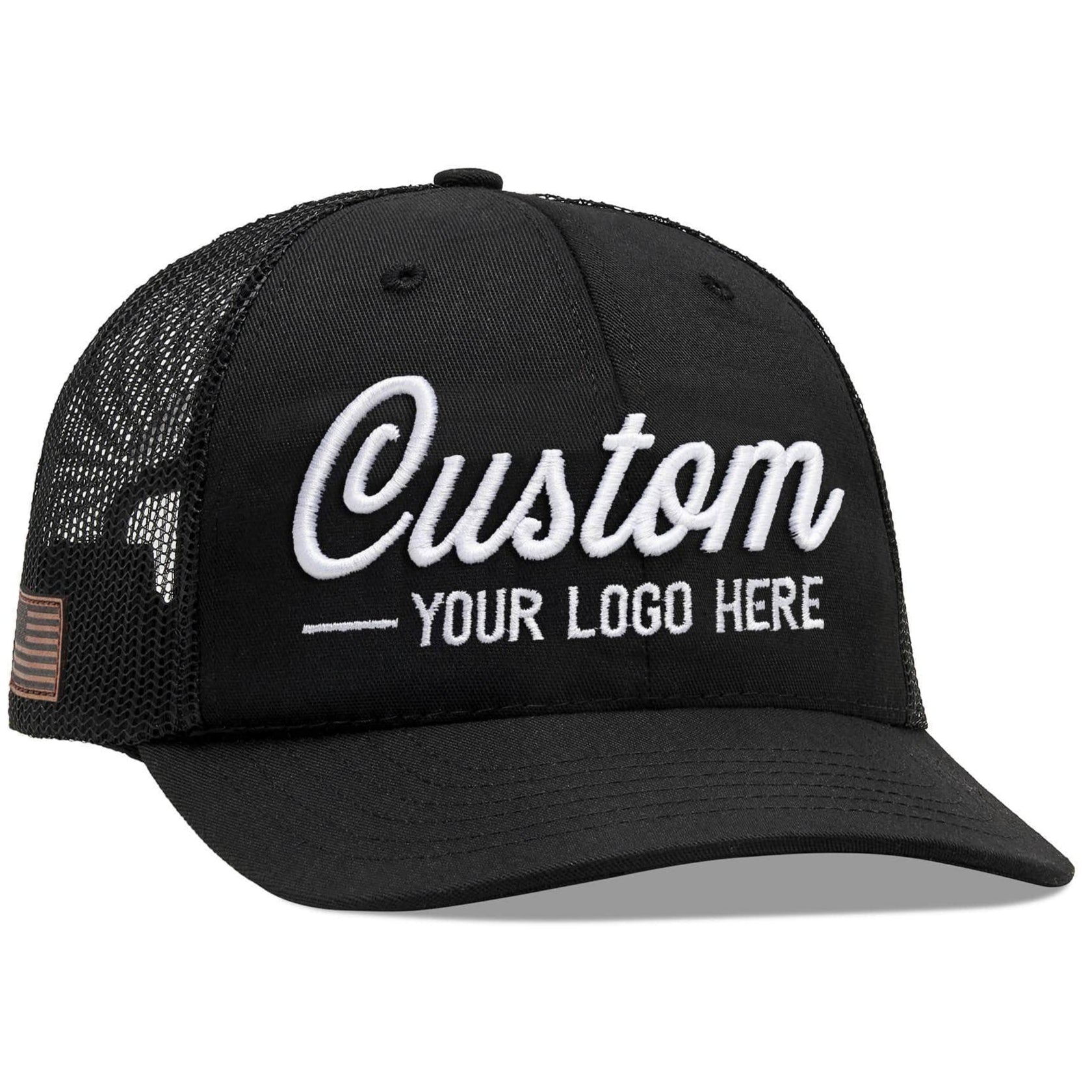 USA100 – Made in USA Trucker Hat | Custom Hats with Your Logo in Bulk-Dekni-Creations