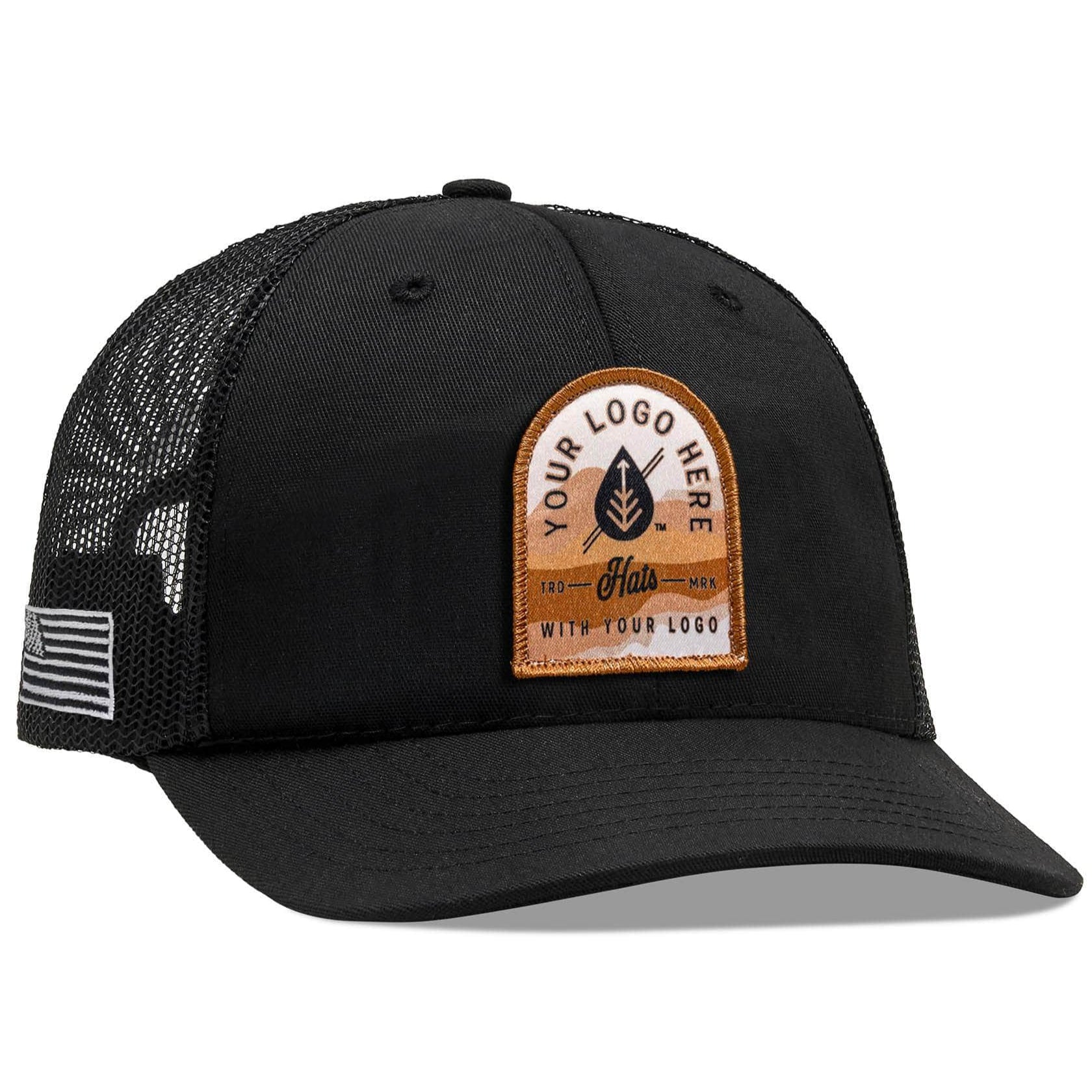 USA100 – Made in USA Trucker Hat | Custom Hats with Your Logo in Bulk-Dekni-Creations