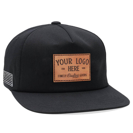 Yupoong 6502 – 5-Panel Snapback Flat Bill Hat | Custom Hats with Your Logo in Bulk-Dekni-Creations