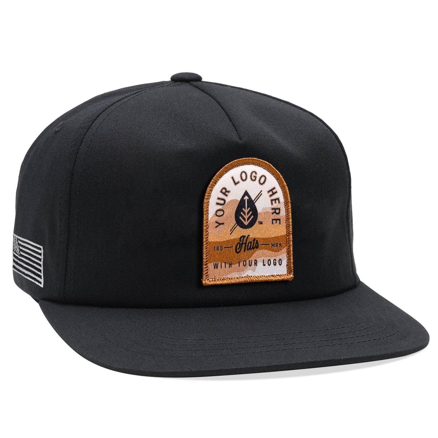 Yupoong 6502 – 5-Panel Snapback Flat Bill Hat | Custom Hats with Your Logo in Bulk-Dekni-Creations