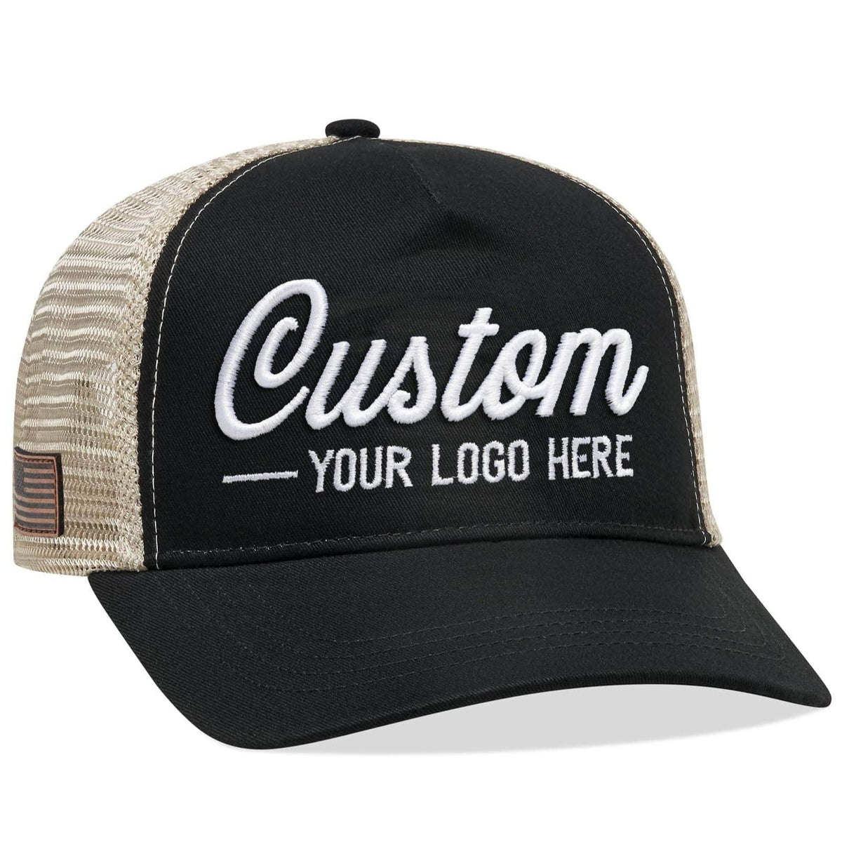 Econscious EC7094 – 5-Panel Organic Cotton &amp; Recycled Polyester Trucker Hat | Custom Hats with Your Logo in Bulk-Dekni-Creations