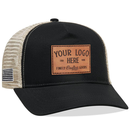 Econscious EC7094 – 5-Panel Organic Cotton & Recycled Polyester Trucker Hat | Custom Hats with Your Logo in Bulk-Dekni-Creations