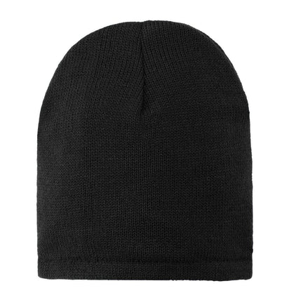 CP91L Port & Company® – Fleece-Lined Uncuffed Beanie | Custom Hats with Your Logo in Bulk-Black-Dekni-Creations