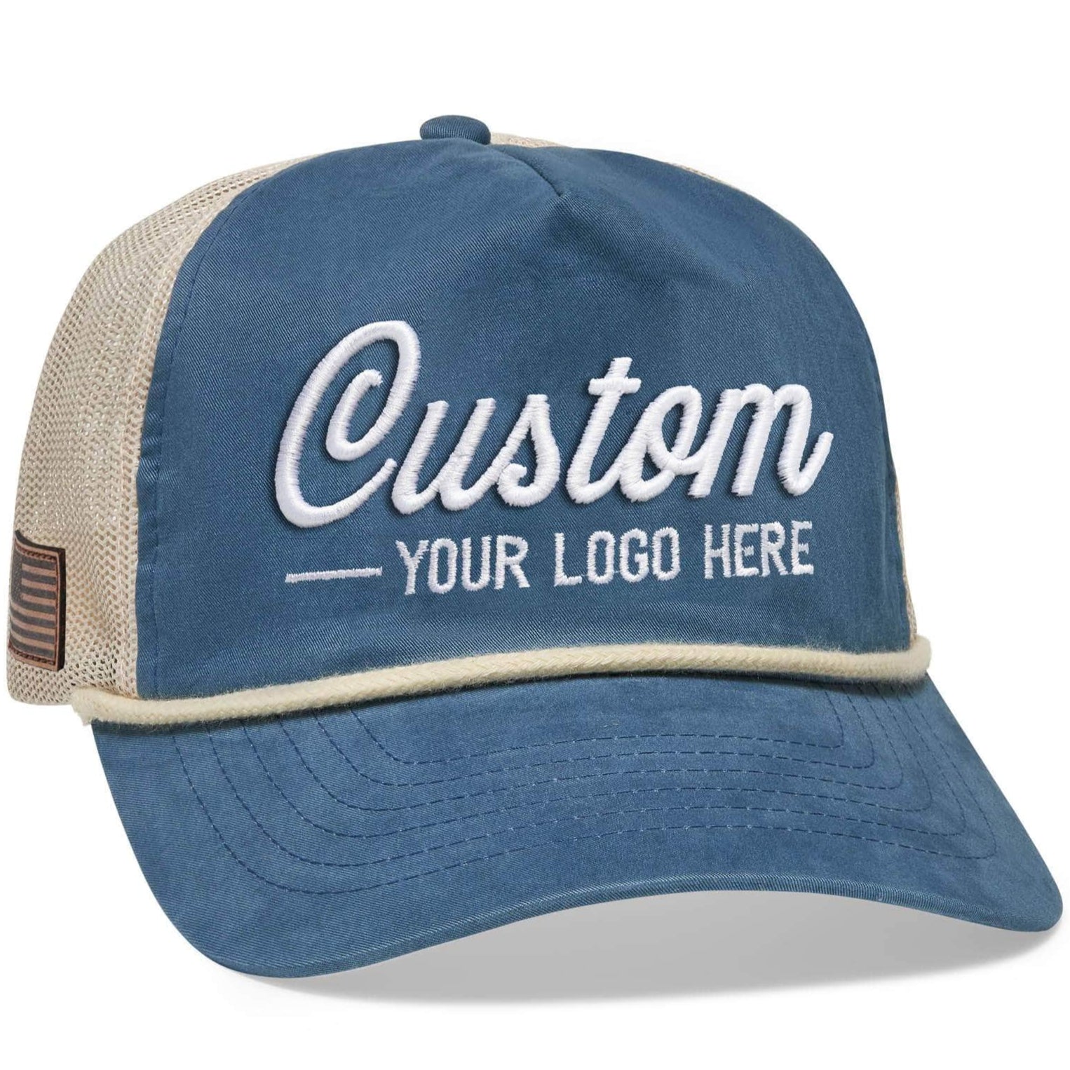 Richardson Bachelor 939 – 5-Panel Washed Cotton Rope Hat | Custom Hats with Your Logo in Bulk-Dekni-Creations