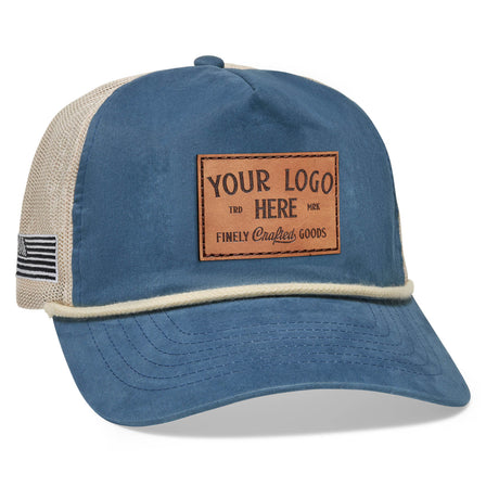 Richardson Bachelor 939 – 5-Panel Washed Cotton Rope Hat | Custom Hats with Your Logo in Bulk-Dekni-Creations