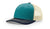 Blue Teal Birch Navy Richardson 112FP Low Profile Trucker Hat Blank for Customizing With Your Logo In Bulk by Dekni Creations