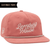 C55-N - PINCH FRONT NYLON GRANDPA STRUCTURED SNAPBACK FLAT BILL HAT (Bulk Custom with Your Logo)
