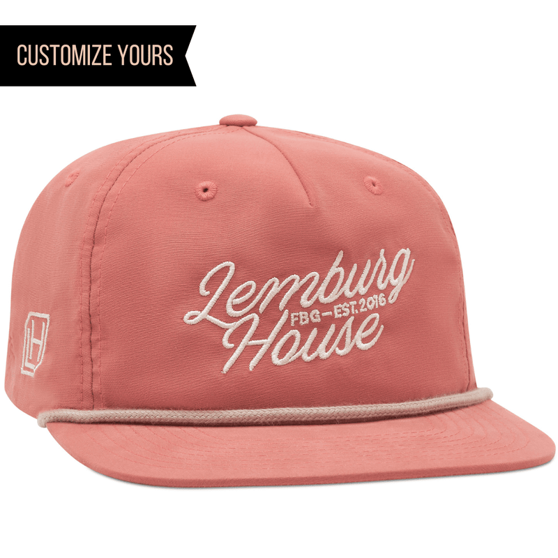 Custom Embroidered Hats with Your Logo in Bulk | C55-N Gramps Salmon/Khaki
