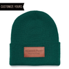 bulk customized 1501kc yupoong leather patch beanies online