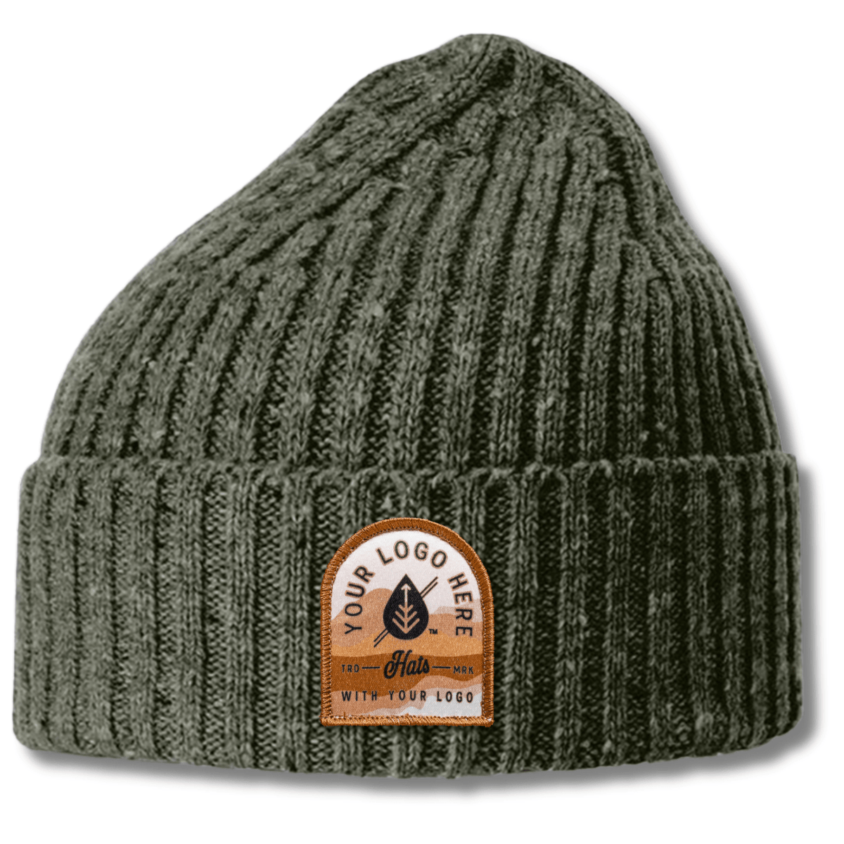 Custom Merino Wool Blend Beanie | Bulk Custom Beanies with