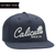 C55-CT Pinch Front Cotton Twill Snapback Flat Bill Hat (Bulk Custom with Your Logo)