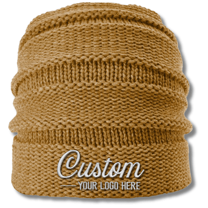 Richardson 145 – Scrunch Slouch Beanie | Custom Beanies with Your Logo in Bulk-embroidered-Dekni Creations Inc.