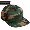 camo c55 ct 5 panel pinch front structured hard hat flat bill snap back high profile customized leather patch or embroidered logo for bulk ordering