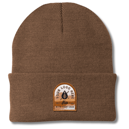 Port & Company CP90 – Knit Cap Stocking Beanie | Custom Beanies with Your Logo in Bulk-printed-patch-Dekni Creations Inc.