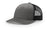 Charcoal Black Richardson 112FP Low Profile Trucker Hat Blank for Customizing With Your Logo In Bulk by Dekni Creations